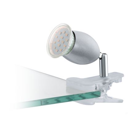 Eglo - LED lampa s klipom 1xGU10/3W/230V