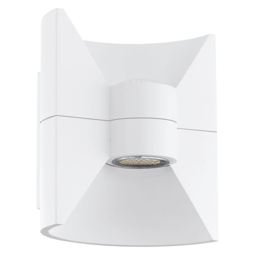 Eglo 93367 - LED vonkajšie nástenné svietidlo REDONDO Biela 2xLED-SMD/2,5W/230V IP44