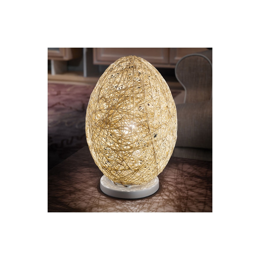 Eglo 93377 - Stolná lampa CAMPILO 1xE27/60W/230V