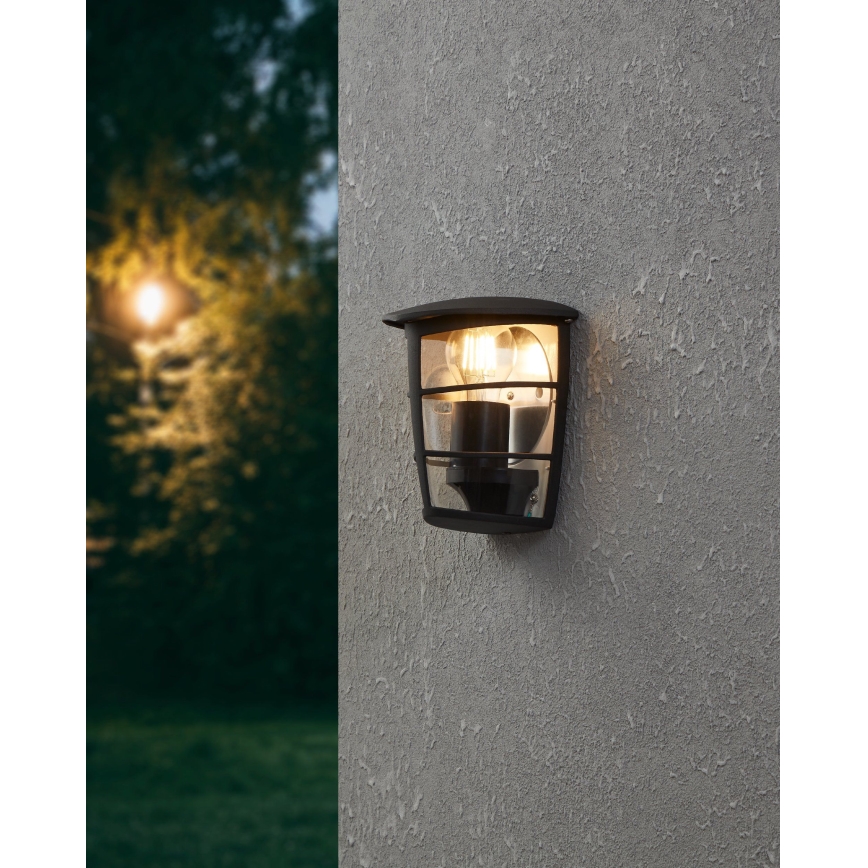 Eglo - Vonkajšie nástenné svietidlo 1xE27/60W/230V IP44