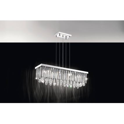 Eglo 93423 - Luster na lanku CALAONDA 11xG9/33W/230V