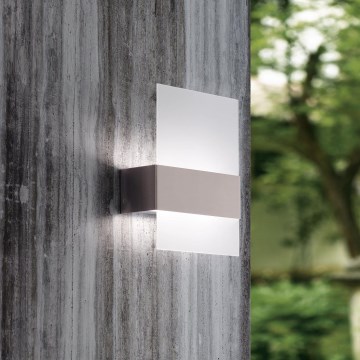 Eglo 93438 - LED vonkajšie svietidlo NADELA 2xLED/2,5W/230V IP44