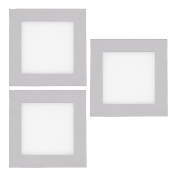 Eglo 93652 - SADA 3x LED vstavané schodiskové svietidlo GLENN 3xLED/2,5W/230V Eglo 93652 - SADA 3x LED vstavané schodiskové svietidlo GLENN 3xLED/2,5W/230V