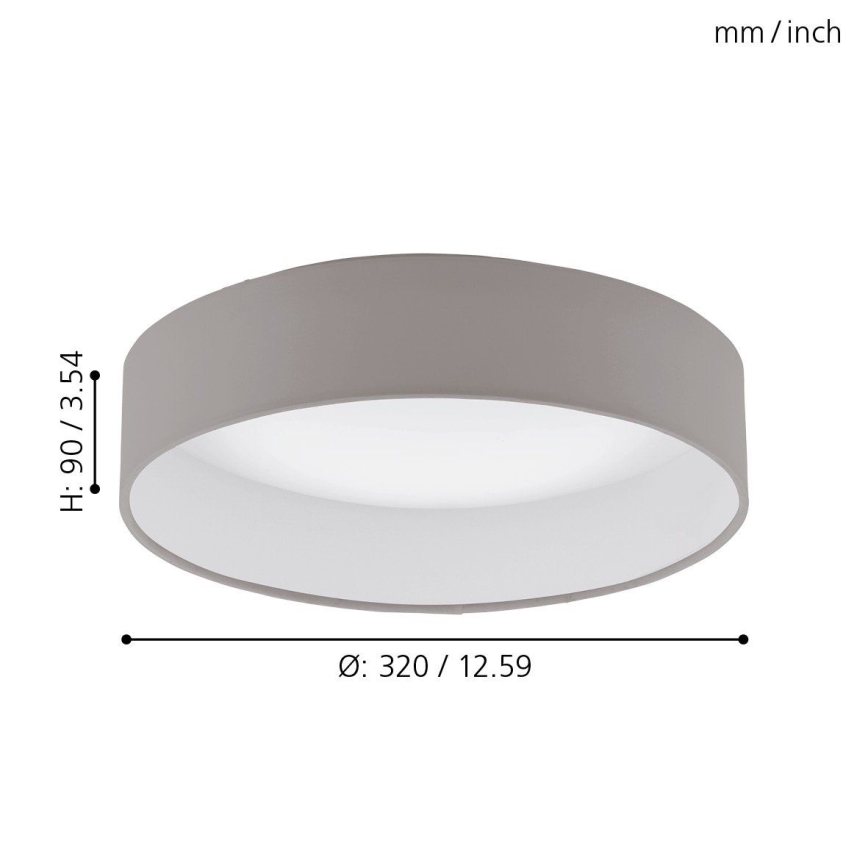 Eglo - LED stropné svietidlo LED/12W/230V
