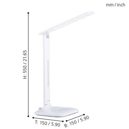 Eglo -  Stolná lampa LED/2.9W/230V