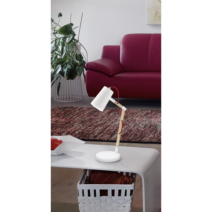 Eglo 94033 - Stolná lampa TORONA 1xE27/60W/230V
