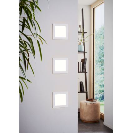 Eglo 94061 - LED podhľadové svietidlo FUEVA 1 LED/10,95W/230V 17x17 cm