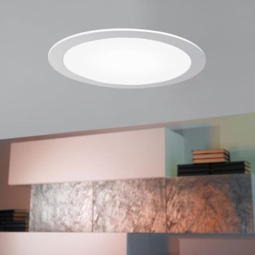 Eglo 94064 - Stmievateľné zapustené stropné svietidlo FUEVA 1 LED/16,47W/230V pr. 22,5 cm