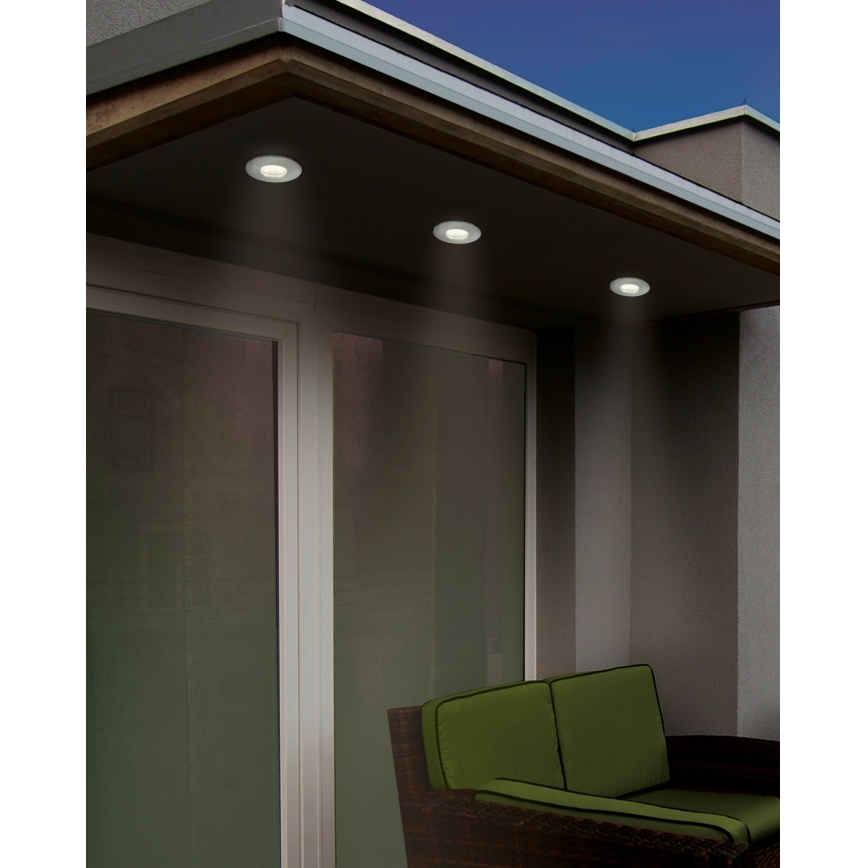Eglo - LED Kúpeľňové podhľadové svietidlo 1xGU10/5W/230V IP65