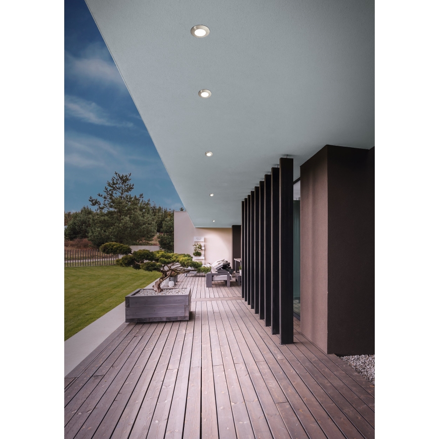 Eglo - LED Kúpeľňové podhľadové svietidlo 1xGU10/5W/230V IP65