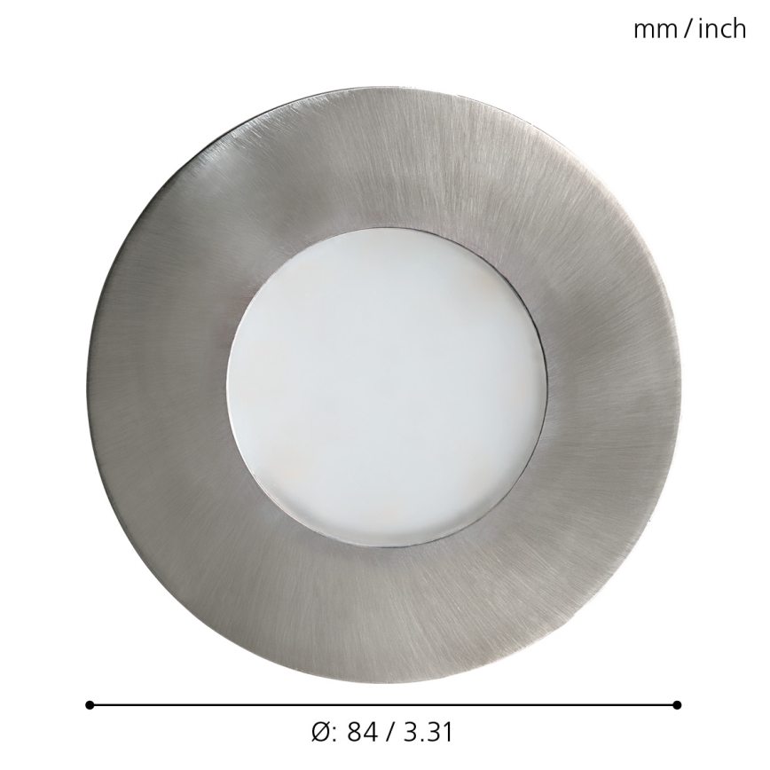 Eglo - LED Kúpeľňové podhľadové svietidlo 1xGU10/5W/230V IP65
