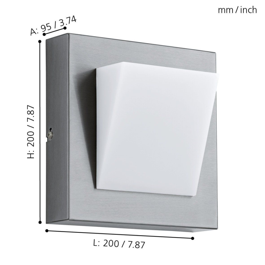 Eglo 94114 - LED vonkajšie osvetlenie GALARY 1 LED/3,7W/230V IP44