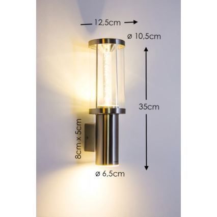 Eglo - LED vonkajšie osvetlenie 1xGU10/3W + 1xLED/3,7W