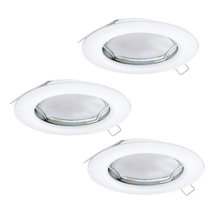 Eglo 94235 - SADA 3x LED Podhľadové svietidlo PENETO 3xGU10-LED/3W/230V