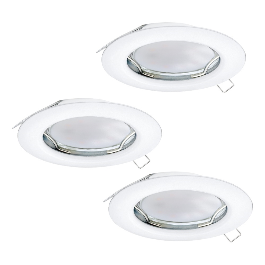 Eglo 94235 - SADA 3x LED Podhľadové svietidlo PENETO 3xGU10-LED/3W/230V