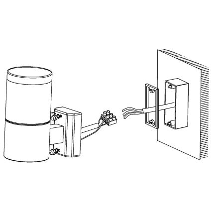 Eglo - vonkajšie LED svietidlo LED/3,7W/230V IP44