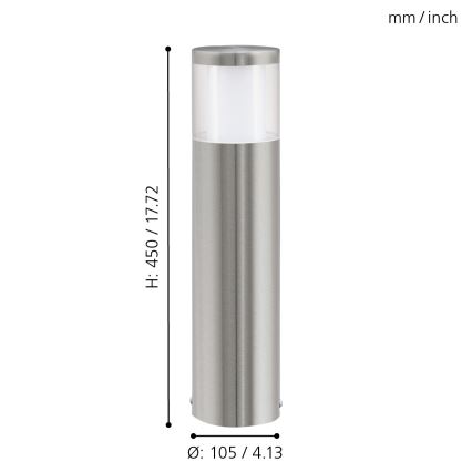 Eglo - LED vonkajšie osvetlenie LED/3,7W/230V IP44