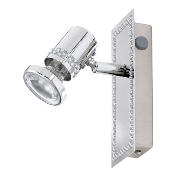 Eglo 94286 - LED Krištáľové bodové svietidlo BONARES 1xGU10/3,3W/230V