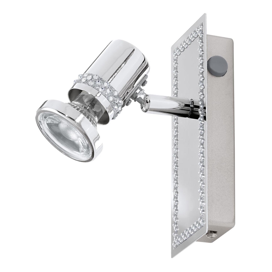 Eglo 94286 - LED Krištáľové bodové svietidlo BONARES 1xGU10/3,3W/230V
