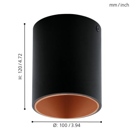 Eglo - LED Stropné svietidlo 1xLED/3,3W/230V