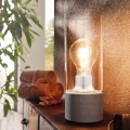 Eglo 94549 - Stolná lampa TORVISCO 1xE27/60W/230V šedá