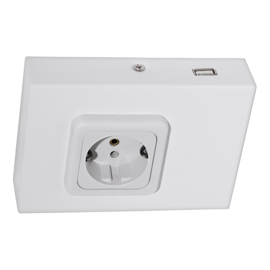 Eglo 94665 - Podlinková zásuvka SCHUKO vr.USB TAXANO