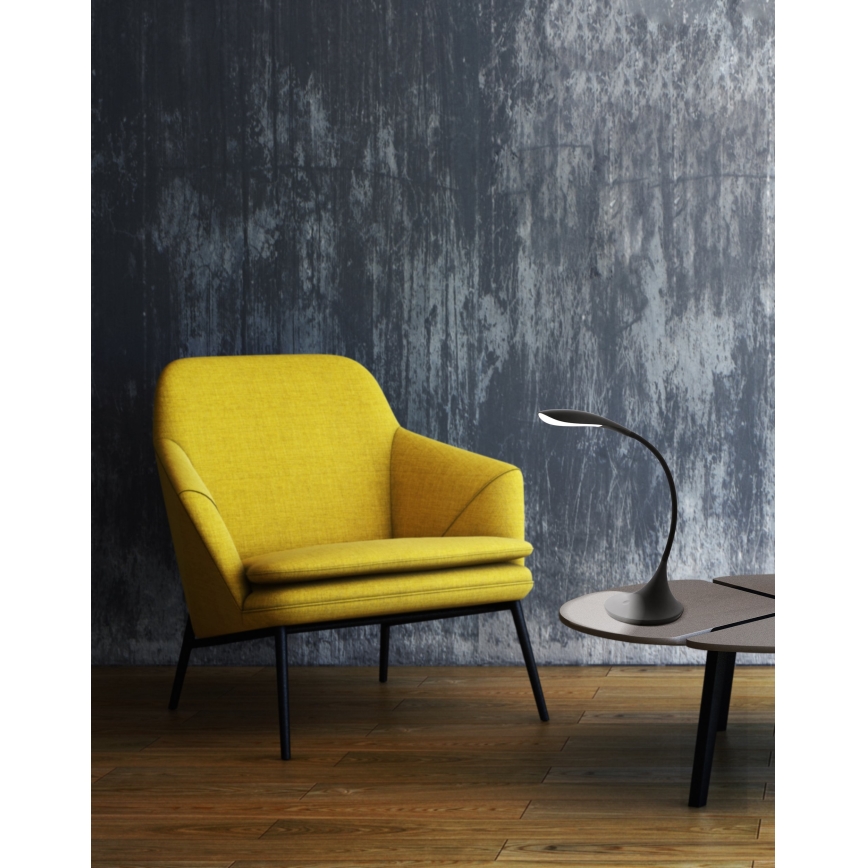 Eglo - stmievateľná stolná LED lampa LED/4,5W/230V čierna