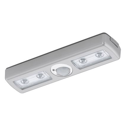 Eglo - LED Orientačné svietidlo so senzorom 4xLED/3xAAA