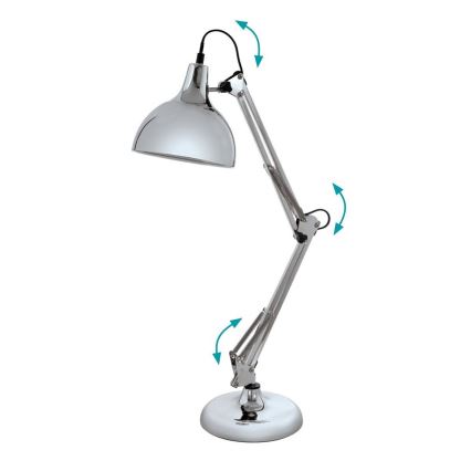 Eglo 94702 - Stolná lampa BORGILLIO 1xE27/40W/230V