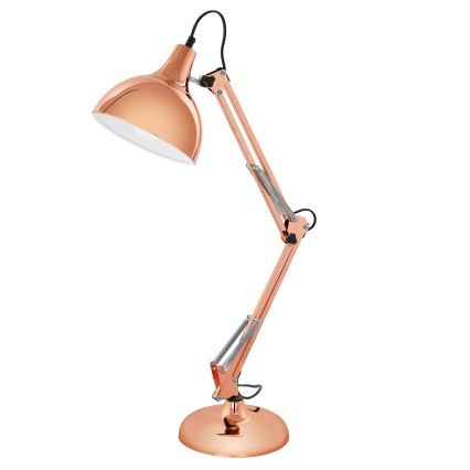 Eglo 94704 - Stolná lampa BORGILLIO 1xE27/40W/230V