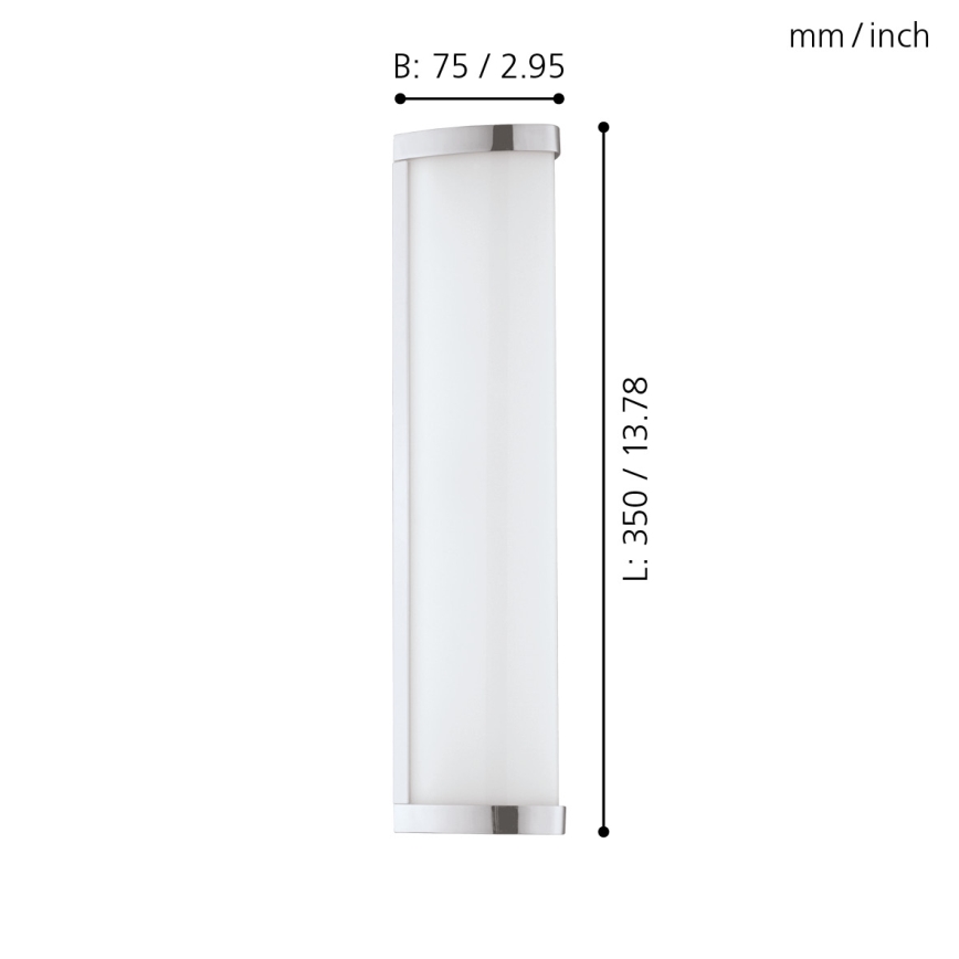 Eglo - LED kúpeľňové svietidlo 1xLED/8W/230V IP44