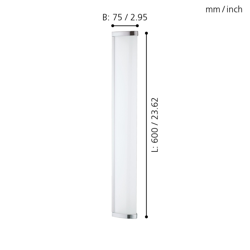 Eglo - LED Kúpeľňové svietidlo 1xLED/16W/230V IP44