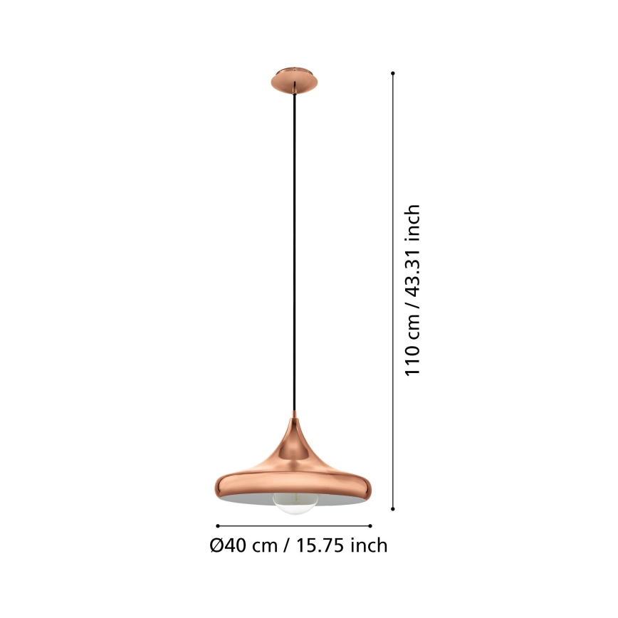 Eglo - Luster 1xE27/60W/230V