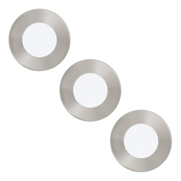 Eglo 94777 - SADA 3x LED podhľadové svietidlo FUEVA 1 1xLED/2,7W/230V