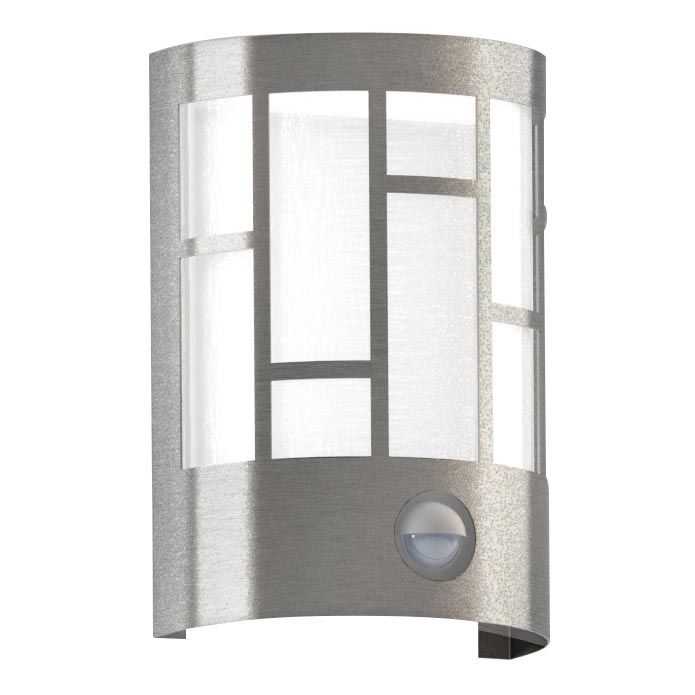 Eglo 94798 - Vonkajšie svietidlo so senzorom CERNO 1xE27/40W/230V IP44