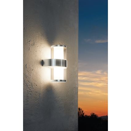 Eglo 94799 - Vonkajšie nástenné svietidlo BEVERLY 1 2xLED/3,7W/230V IP44