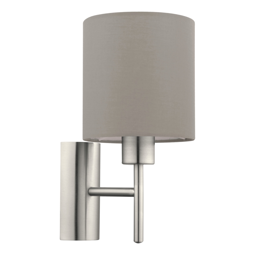 Eglo - Nástenné svietidlo 1xE27/60W/230V taupe