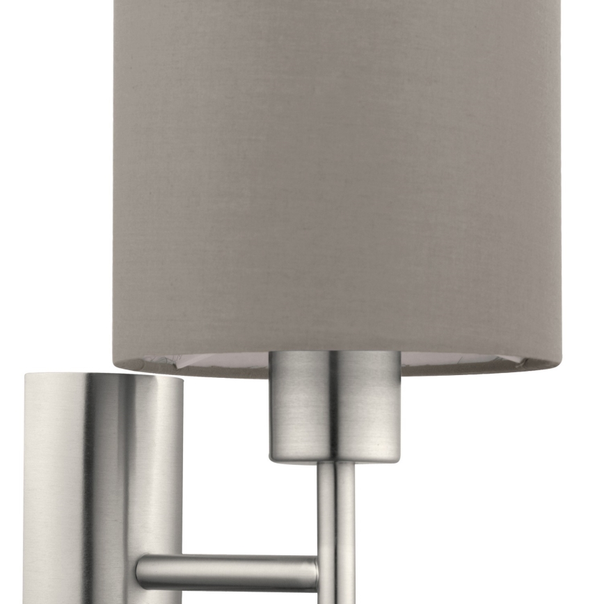 Eglo - Nástenné svietidlo 1xE27/60W/230V taupe
