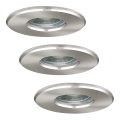 Eglo 94979 - SADA 3x LED Kúpeľňové svietidlo IGOA 3xLED/3,3W/230V