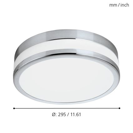 Eglo - LED Kúpeľňové svietidlo 1xLED/24W/230V IP44