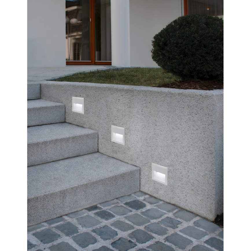 Eglo - LED Vonkajšie orientačné svietidlo 1xLED/3,7W/230V IP65