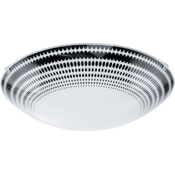 Eglo 95291 - LED stropné svietidlo MAGITTA LED/16W/230V priemer 31,5 cm čierna/biela
