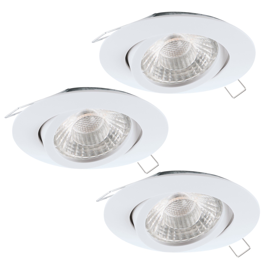 Eglo 95357 - SADA 3x LED podhľadové svietidlo TEDO 3xGU10-LED/5W/230V
