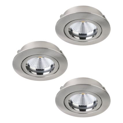 Eglo - SADA 3x LED Podhľadové svietidlo TEDO 3xGU10-LED/5W/230V