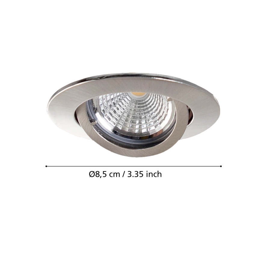 Eglo - Sada 3× LED podhľadových svietidiel TEDO 1xGU10-LED/5W/230V
