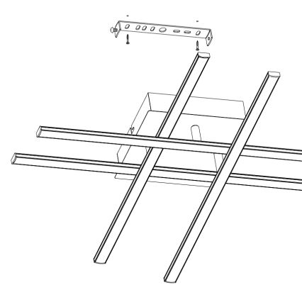 Eglo - LED Stropné svietidlo LED/24W/230V