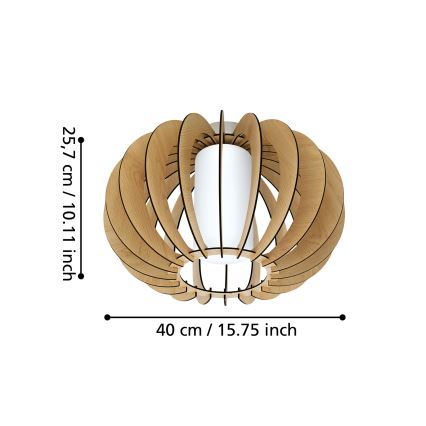 Eglo 95597 - Stropné svietidlo STELLATO 1 1xE27/60W/230V