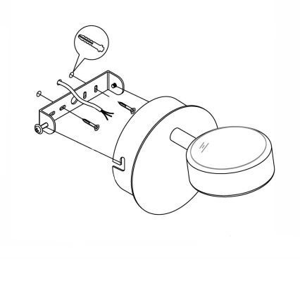 Eglo 95628 - LED Bodové svietidlo SALTO 1xLED/5,4W/230V