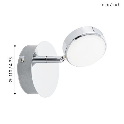 Eglo - LED bodové svietidlo LED/5,4W/230V