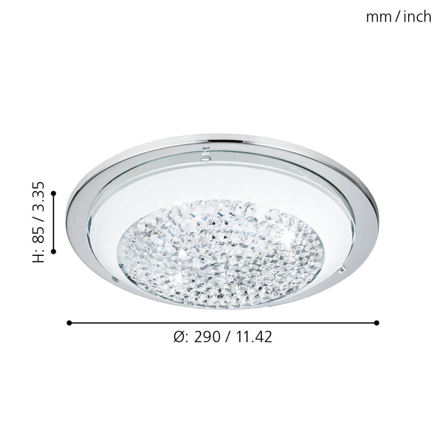 Eglo 95639 - LED Zápustné stropné svietidlo ACOLLA 3xLED/3,6W/230V